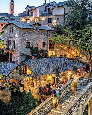 פאזל של Puente de Mostar-Bosnia