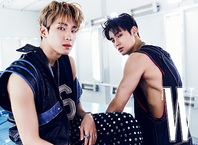 Wonwoo and Mingyu W Korea