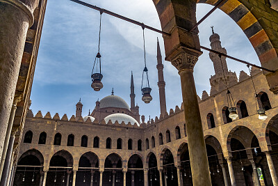 Courtyard of Al-Nasir Muhammad Mosque