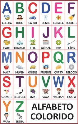 Alfabeto e palavras jigsaw puzzle