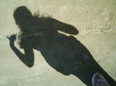 Sombra na areia
