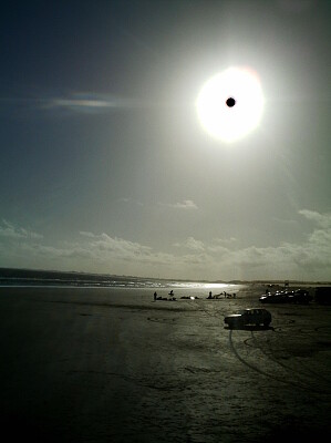 Pôr do sol na praia