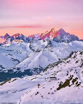 Vue sur le Mont Blanc - Les Arcs Savoie
