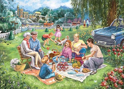 Picnic anniversaire jigsaw puzzle