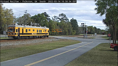 SPERRY Track Inspection Car #SRS-145 at Folkson,GA jigsaw puzzle