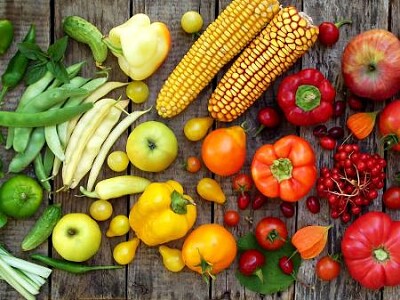 frutas e vegetais