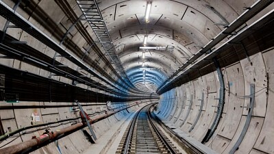 פאזל של Crossrail tunnel