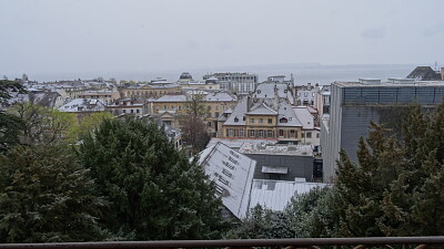 Neuchâtel neige le 02.04.2022