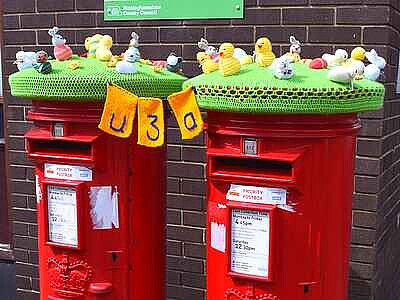 Post Box Toppers in Eastwood jigsaw puzzle