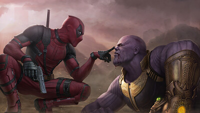 Deadpool Vs Thanos