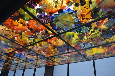 פאזל של Chihuly Bridge of Glass downtown Tacoma