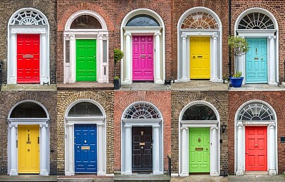 Portas coloridas