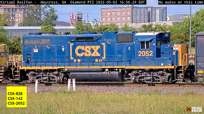 CSX-2052 passing thru Waycross,GA/USA