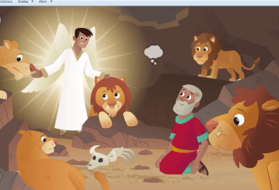 פאזל של Daniel y la fosa de leones
