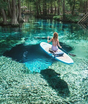 Cenote paddle surf jigsaw puzzle