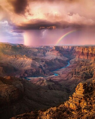 BURRASCA   AL GRAN CANYON jigsaw puzzle