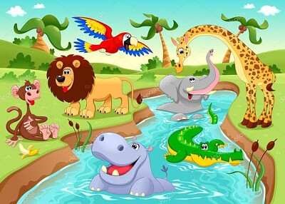 animales de la selva jigsaw puzzle