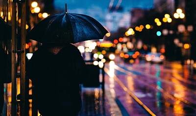 פאזל של City Lights In The Rain