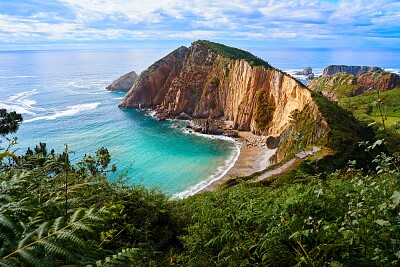 Playa del Silencio Espagne jigsaw puzzle