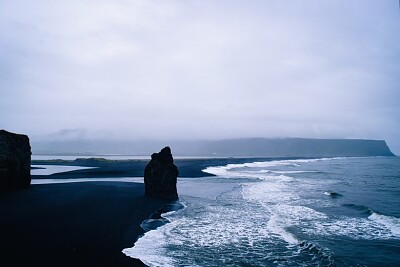 Plage de Wharariki en Nouvelle-Zélande