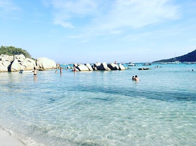 Plage Palombaggia en Corse