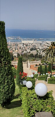 Jardines Bahai 2, Ciudad de Haifa, Israel, 2022 jigsaw puzzle