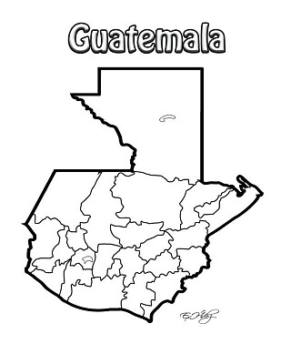 פאזל של mapa de Guatemala