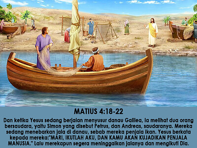 Matius 4 : 18-22