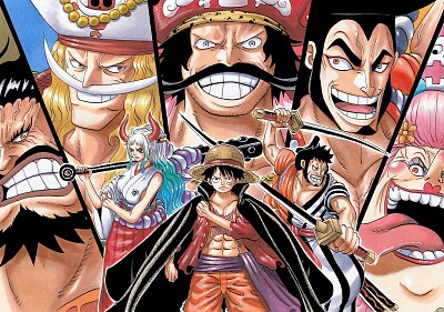 Yonkous and wano characters jigsaw puzzle