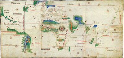 פאזל של Planisferi Cantino 1509