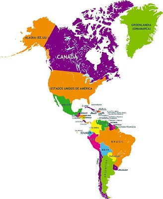 פאזל של MApa de América