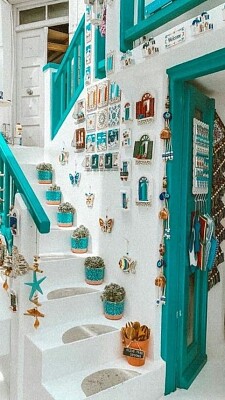 Escadaria colorida