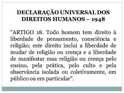 פאזל של Artigo 18 da Declaração Universal dos Direitos Hum