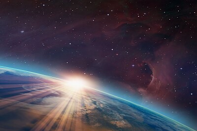 Sunrise Over Earth