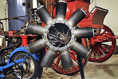 פאזל של 1917 Clerget 9B (Engine)