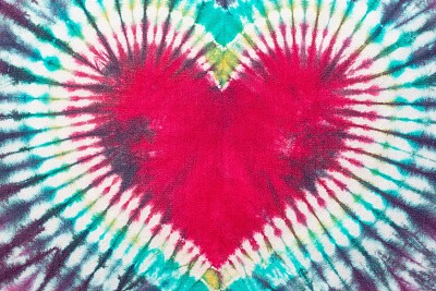 Tie-dye Heart jigsaw puzzle