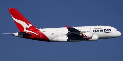 פאזל של A380 DA QANTAS