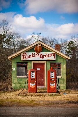 Gas Station Retro