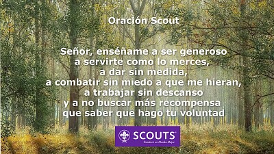 Oración Scout jigsaw puzzle