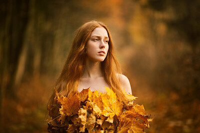 Autumn Woman jigsaw puzzle