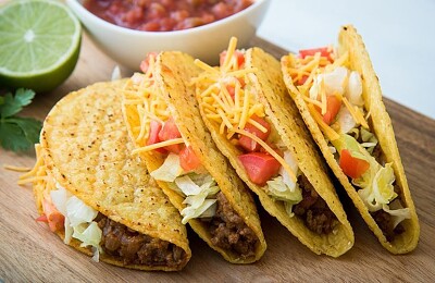 פאזל של taco- comida mexicana