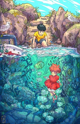 פאזל של ponyo