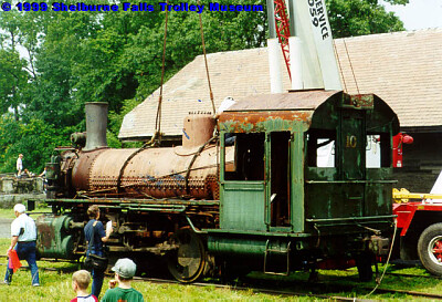 No. 10 Steam Locomotive on Property