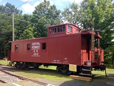 Old wooden CV Caboose