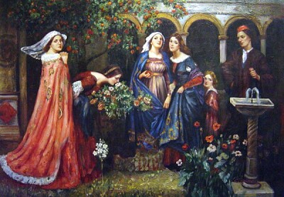 Enchanted Garden by Waterhouse