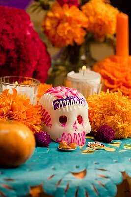 Calavera de azucar jigsaw puzzle