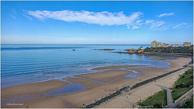 Biarritz la Cote des Basques jigsaw puzzle