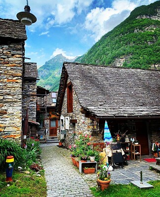 Sonogno-Suiza