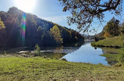 פאזל של Le Lac de Saint Pée sur Nivelle perspective