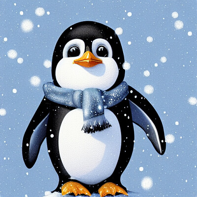 Mr Penguin jigsaw puzzle